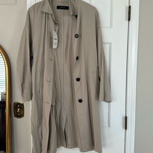 NWT Zara basic trench coat